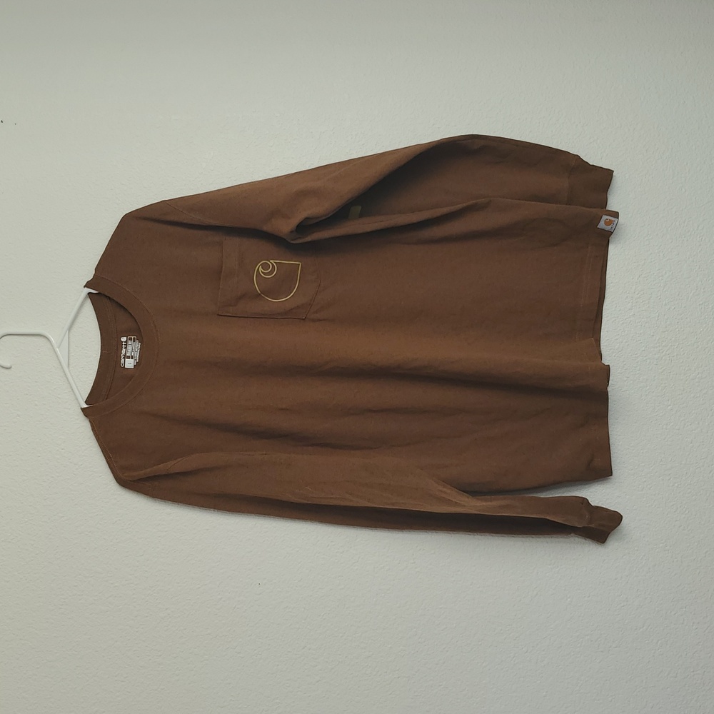 Carhartt Relaxed Fit Long Sleeve Tee Size Large